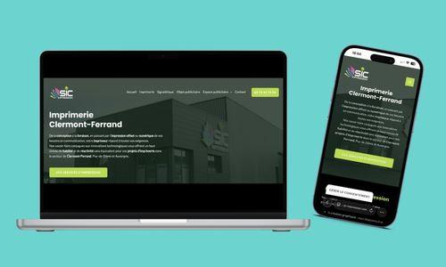 création d'un site WordPress pour une imprimerie à Pont du château près de Clermont-ferrand