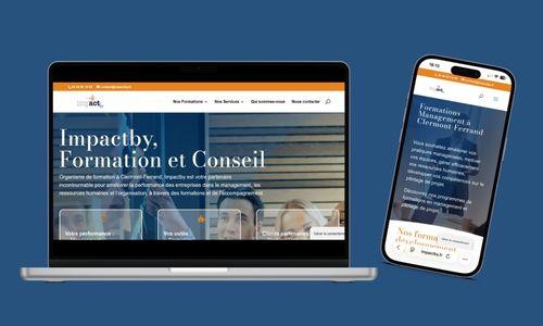 refonte de site et optimisation de contenu SEO pour un organisme de formation en management et RH